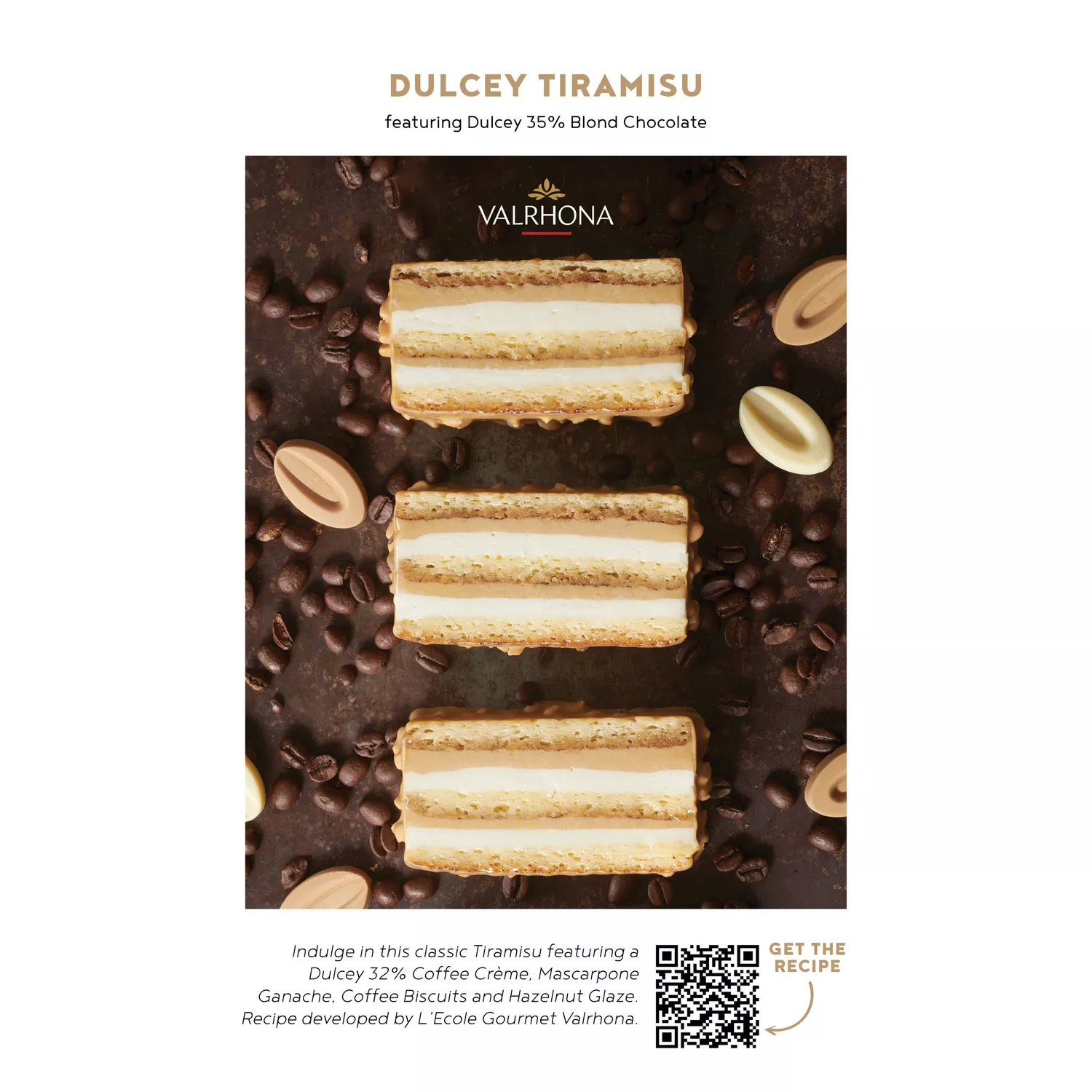 Valrhona &#x2122; Dulcey Blonde Baking Chocolate, 35% Cacao Butter
