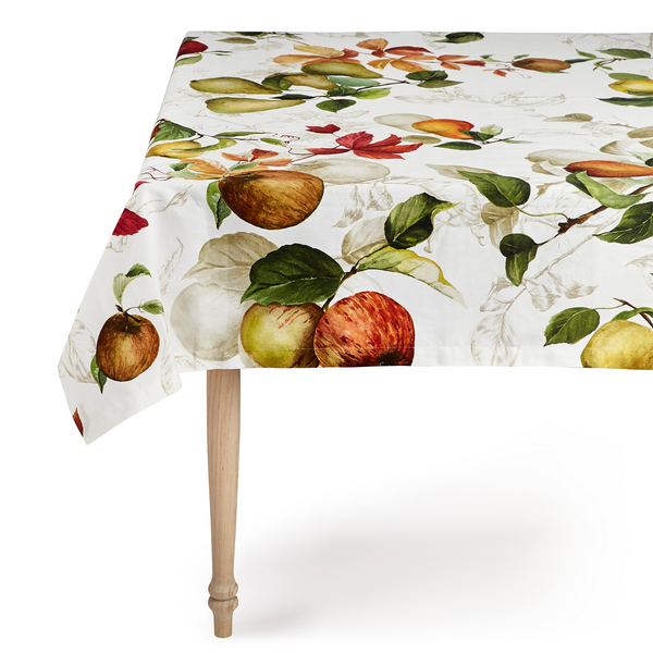 Autumn Fruit Tablecloth, 67&#34; x 67&#34;