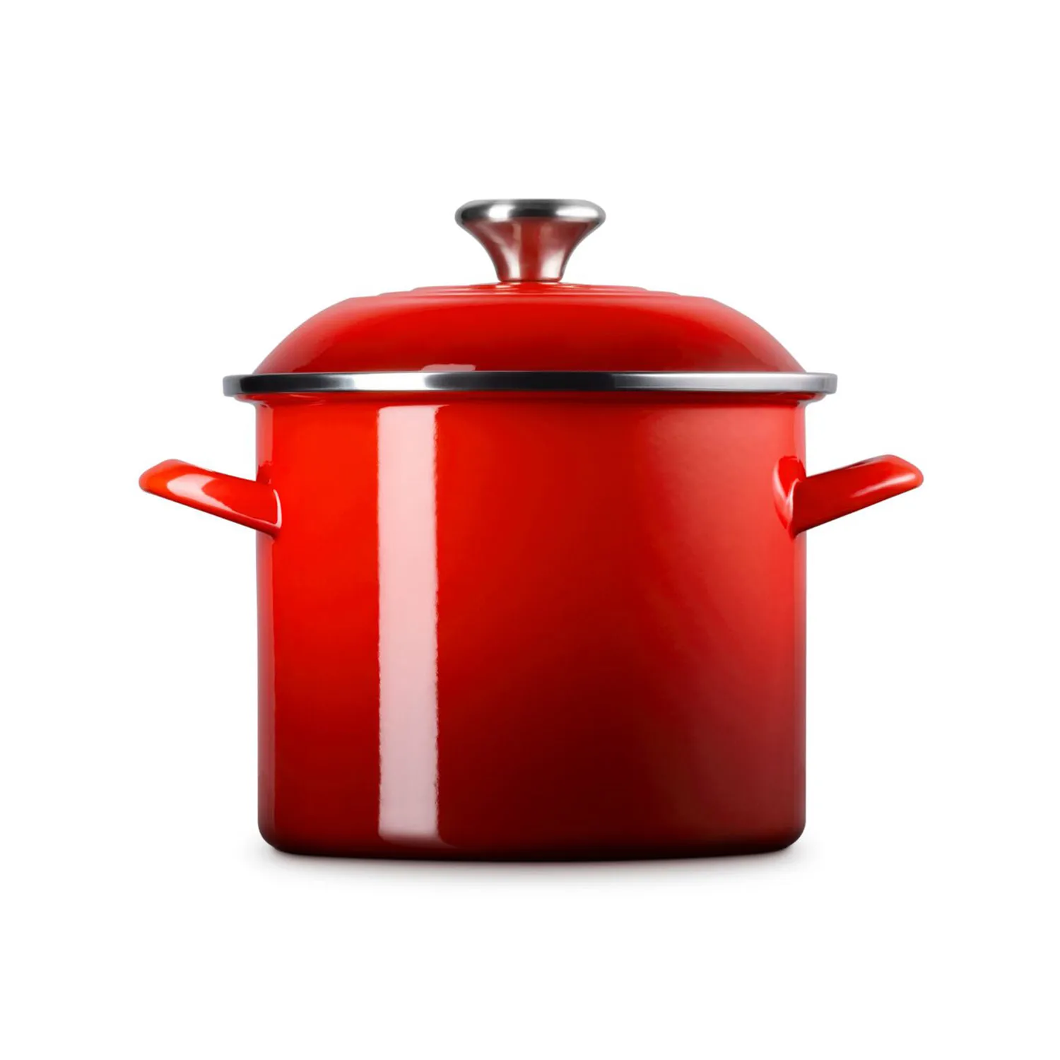 Le Creuset Enameled Steel Stockpot with Stainless Steel Knob, 6 qt.