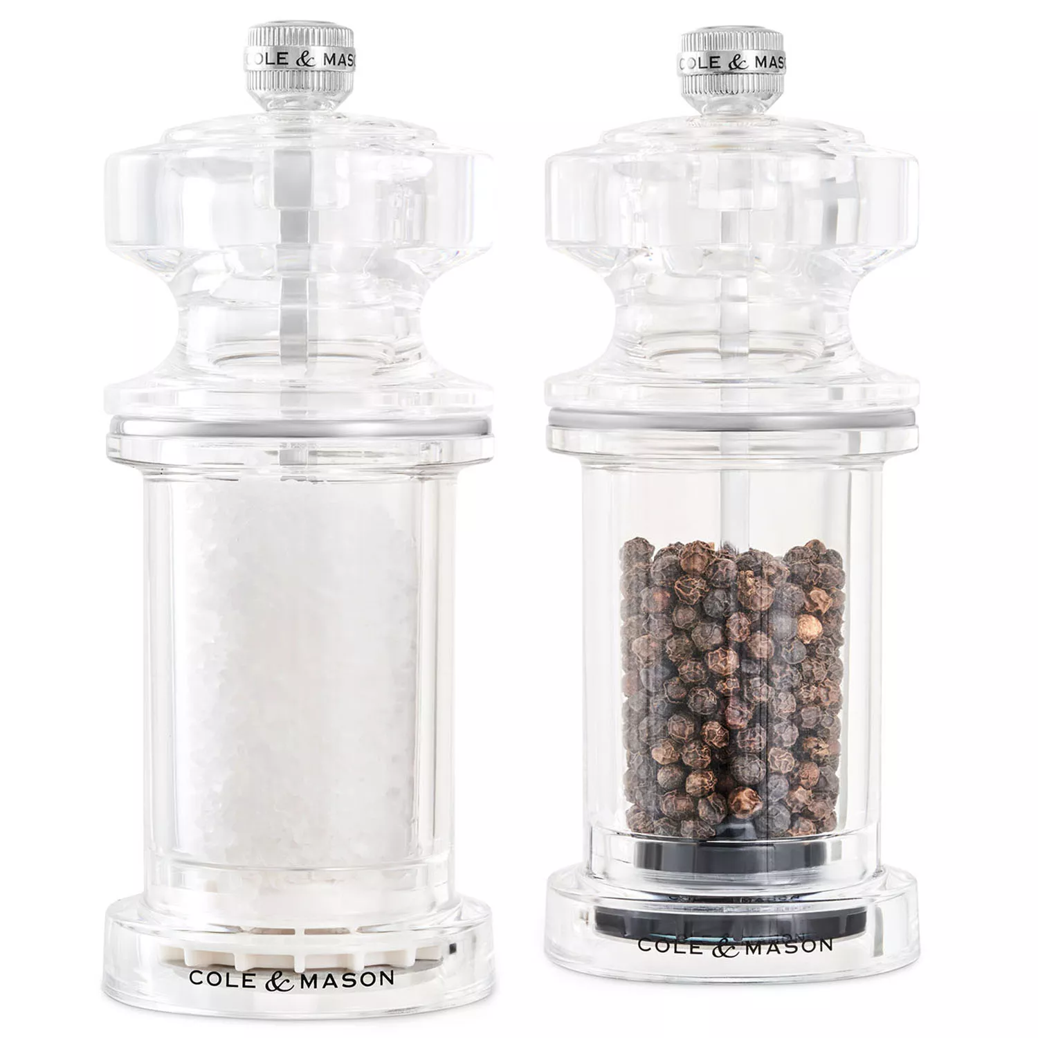 Cole & Mason Acrylic Salt & Pepper Mill Set