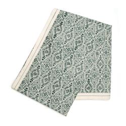 Sustainable Threads Motifs Fog Tablecloth