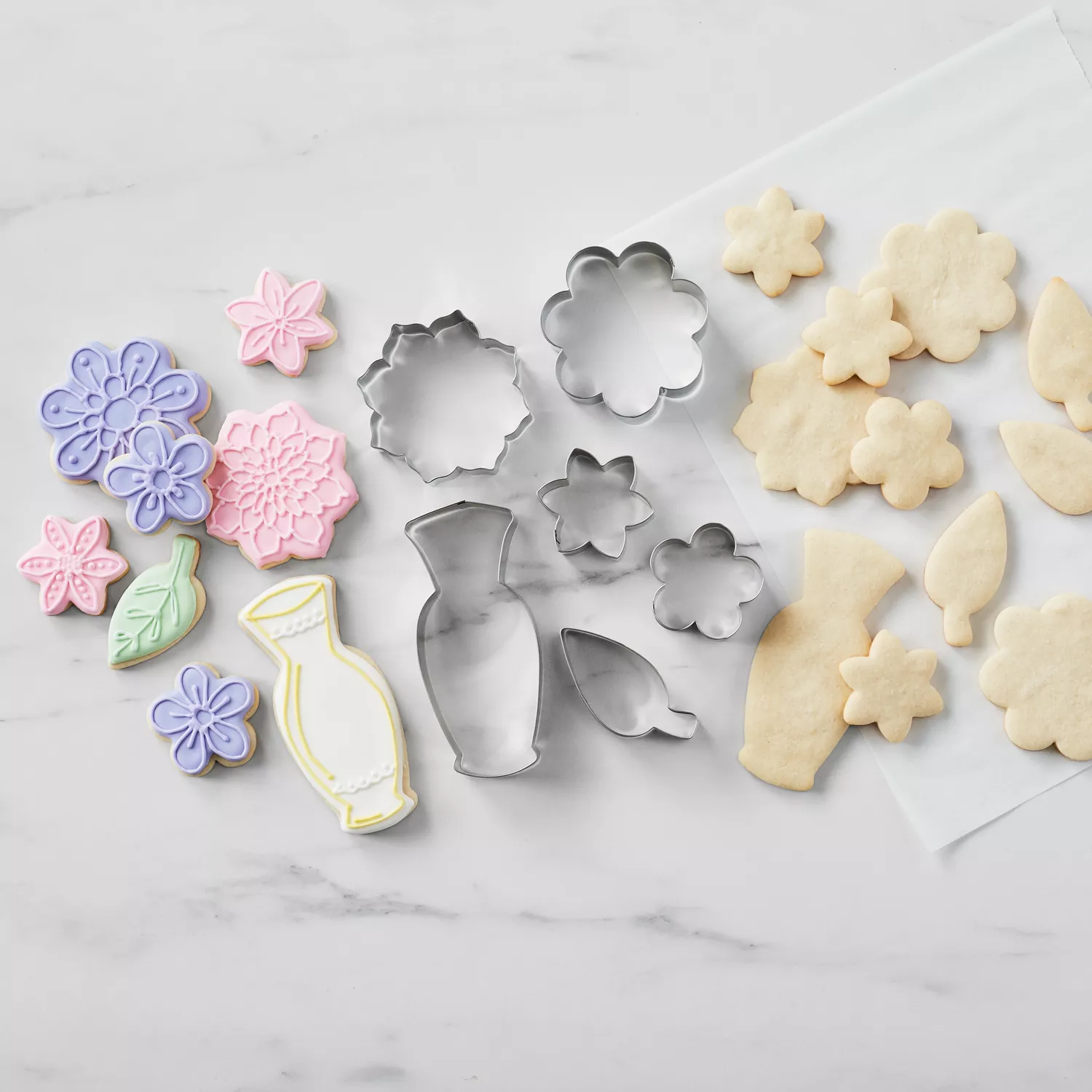 Sur La Table Floral Arrangement Cookie Cutters, Set of 6