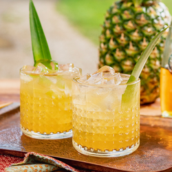 Pineapple Skin Bourbon Smash