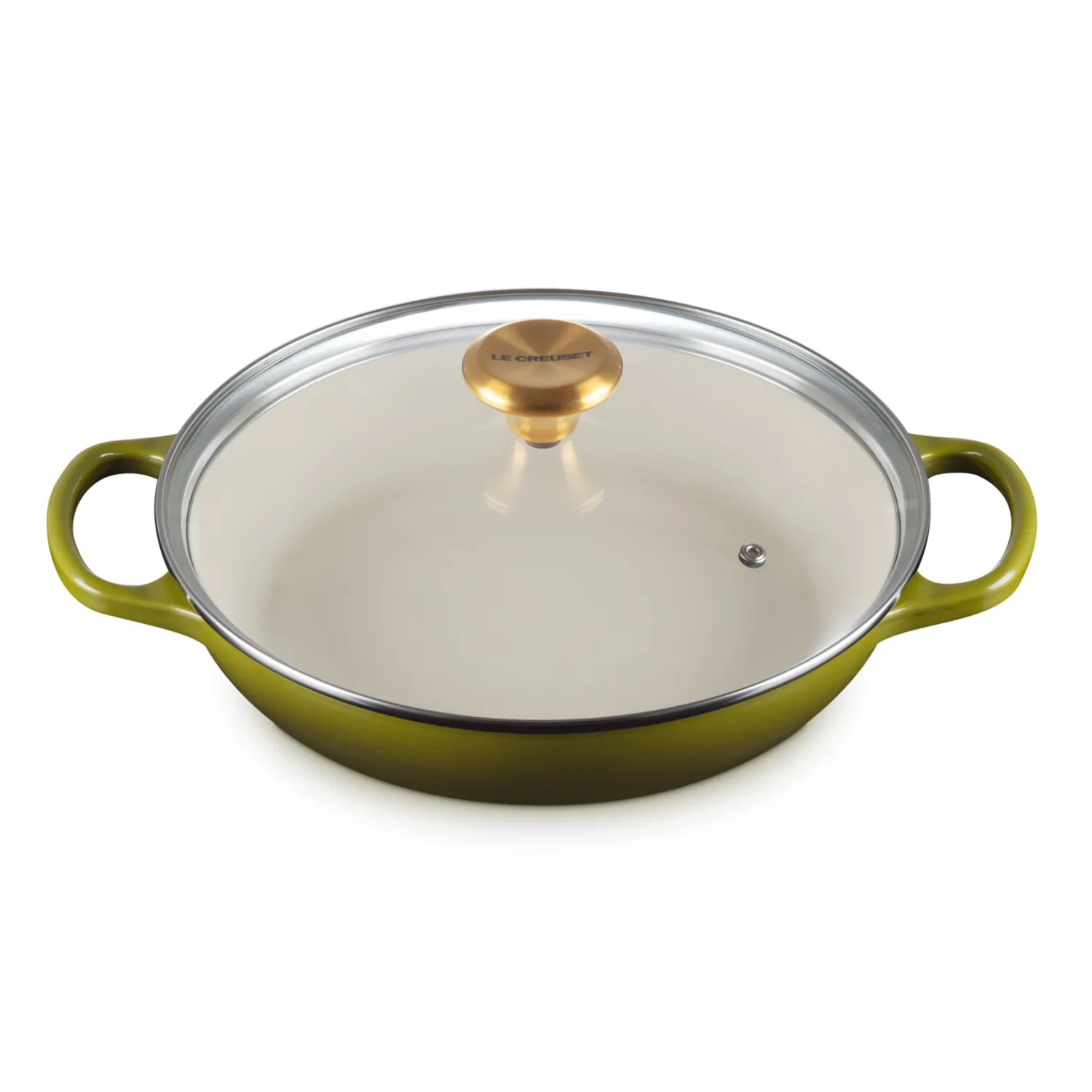 Le Creuset Signature Braiser with Glass Lid, 2.25 qt.