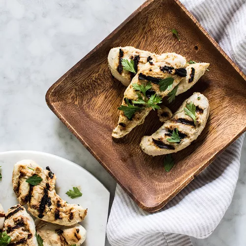 Grilled Yogurt Mustard Chicken Tenders