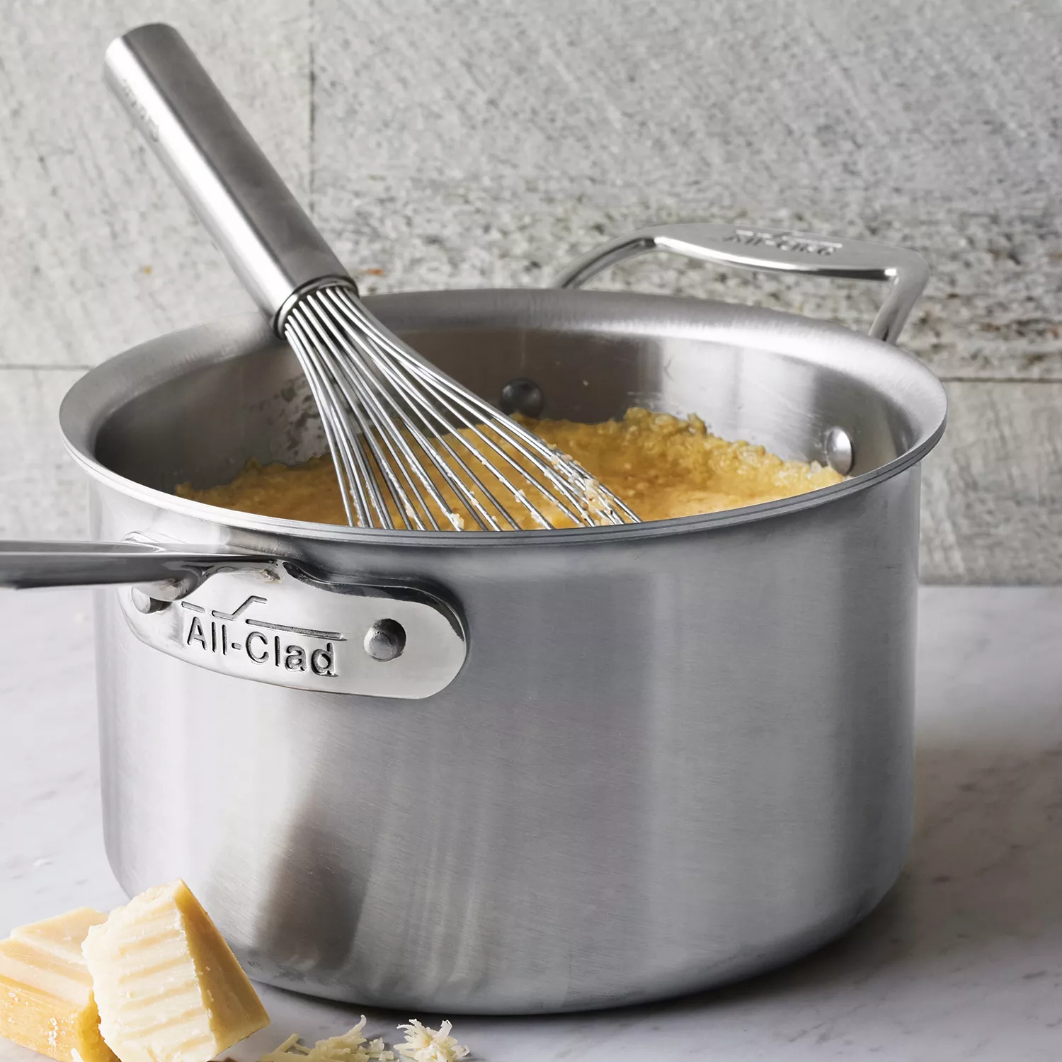 All-Clad D5 Brushed Stainless Steel Saucepans