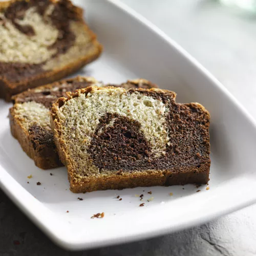 Chocolate Banana Marble Bread