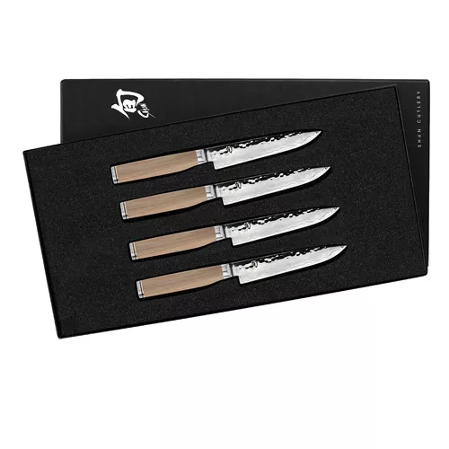 Shun Premier Blonde Steak Knives, Set Of 4