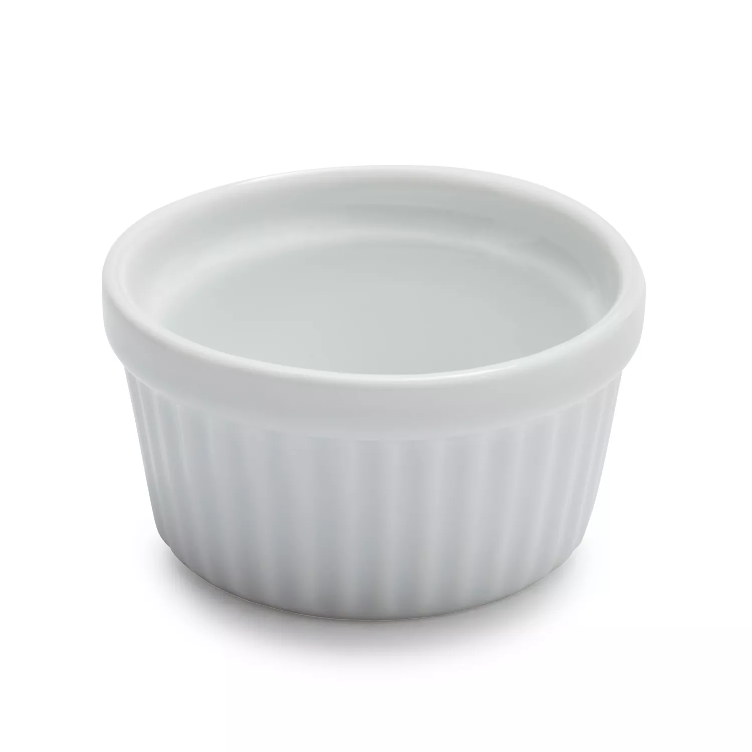Sur La Table Porcelain Round Ramekin with Ribbed Side