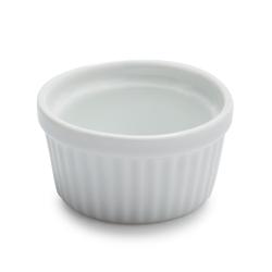 Sur La Table Porcelain Round Ramekin with Ribbed Side I love these small ramekins they are great for so many foods!