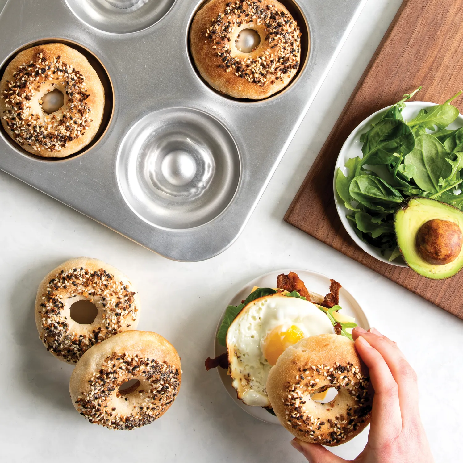 Nordic Ware Simply Sourdough Bagel Pan