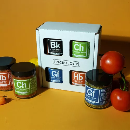 Spiceology BBQ Rubs, Set of 4