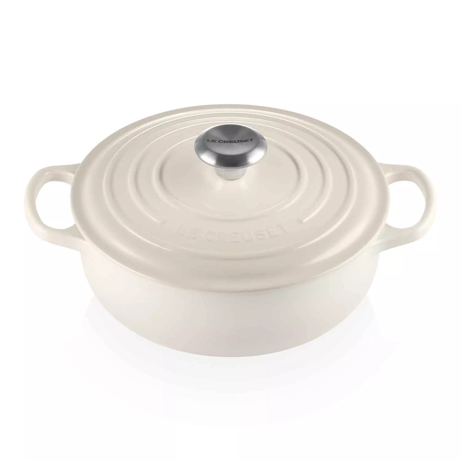 Le Creuset Signature Round Sauteuse with Lid, 3.5 qt.