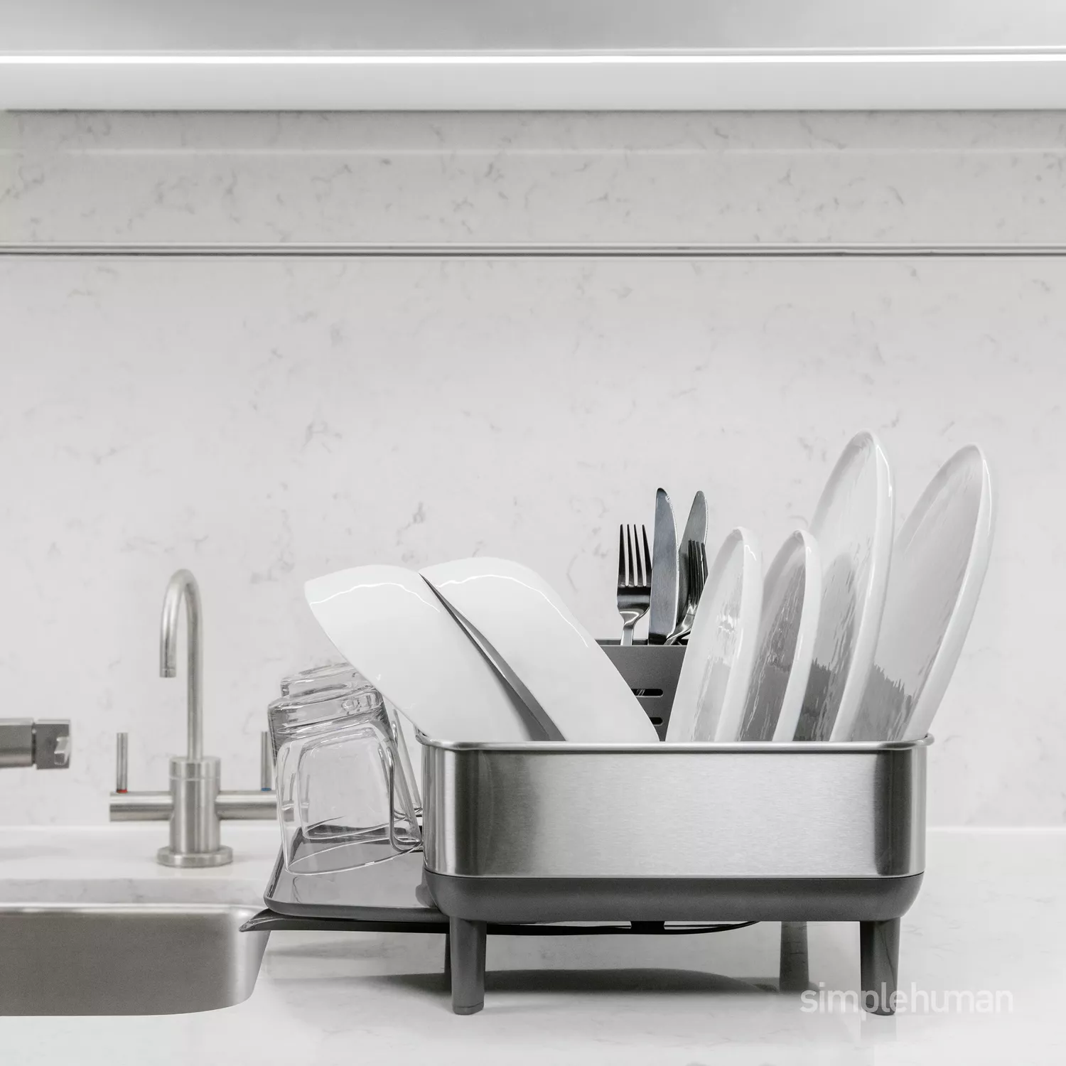 Simplehuman Steel Frame Compact Dishrack