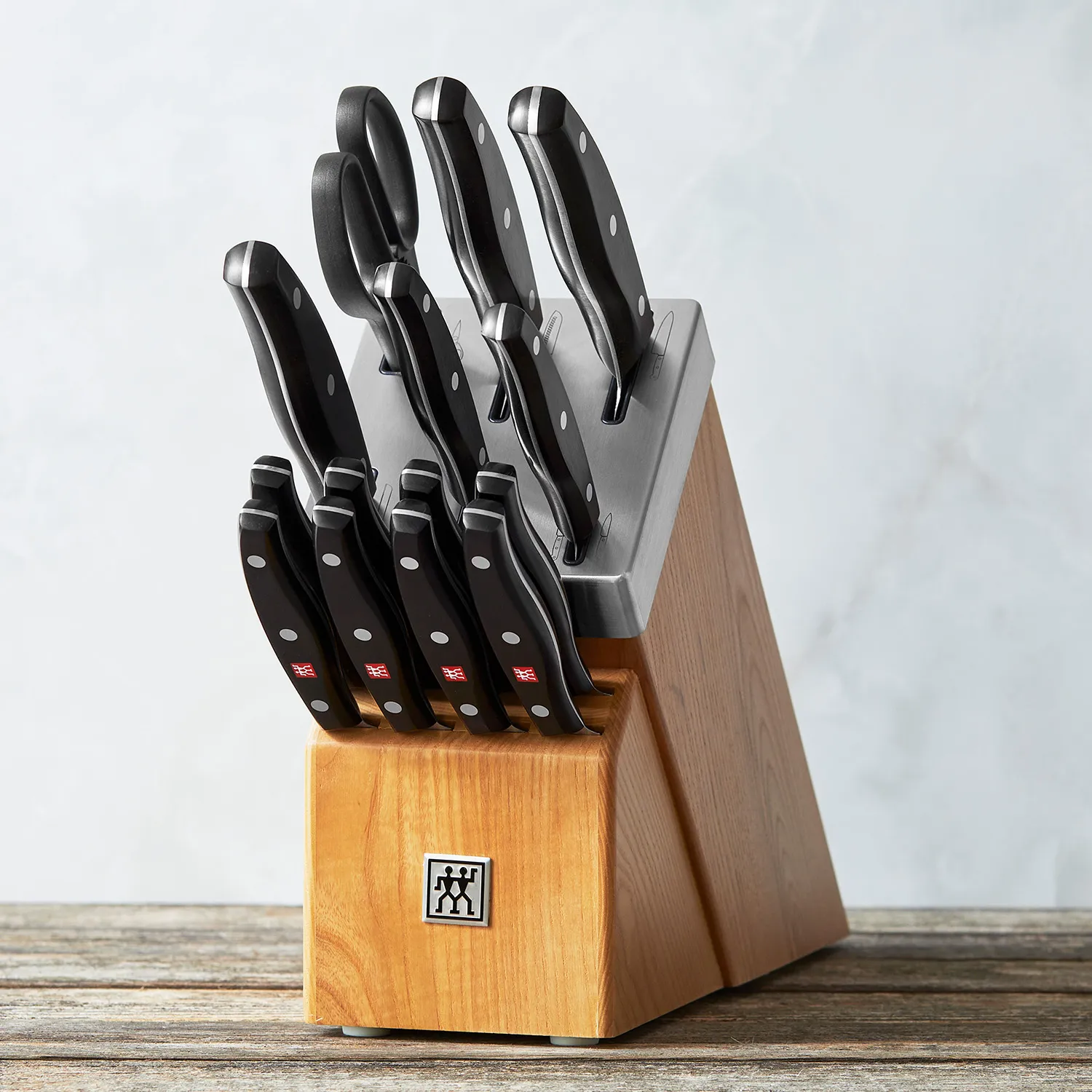 Zwilling Twin Signature 15-Piece Self-Sharpening Knife Block Set