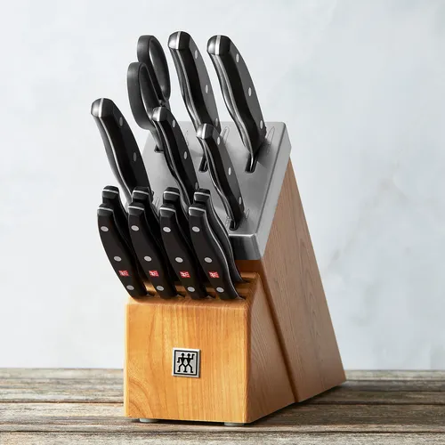 Zwilling Twin Signature 15-Piece Self-Sharpening Knife Block Set