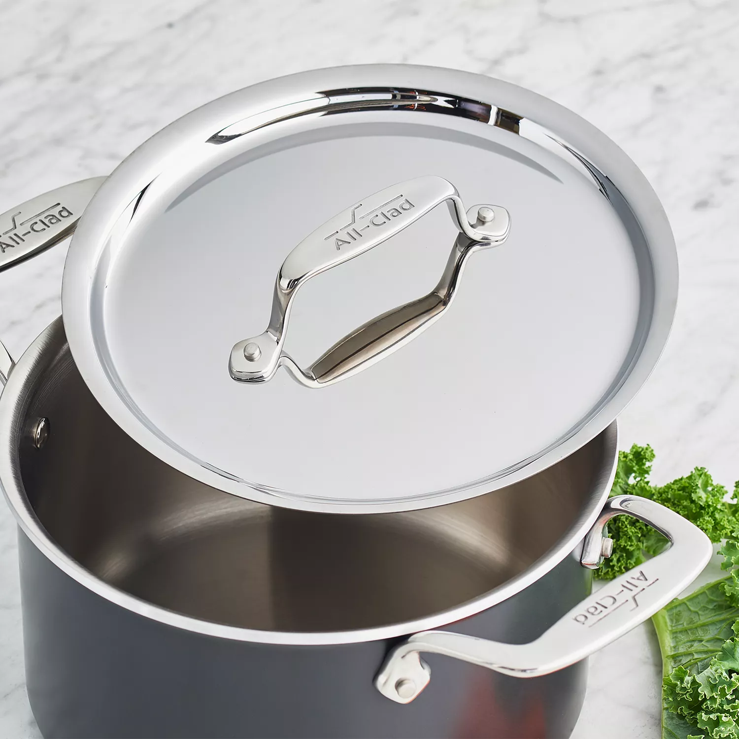 All-Clad Essentials Nonstick 4-qt soup Pot with Lid – Capital Cookware