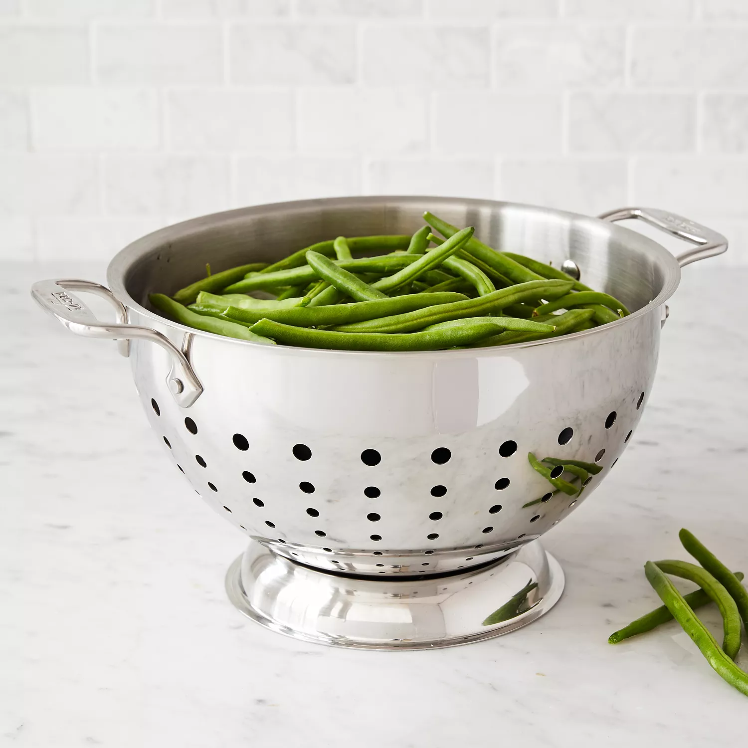 All-Clad 5-Qt. Stainless Steel Colander + Reviews