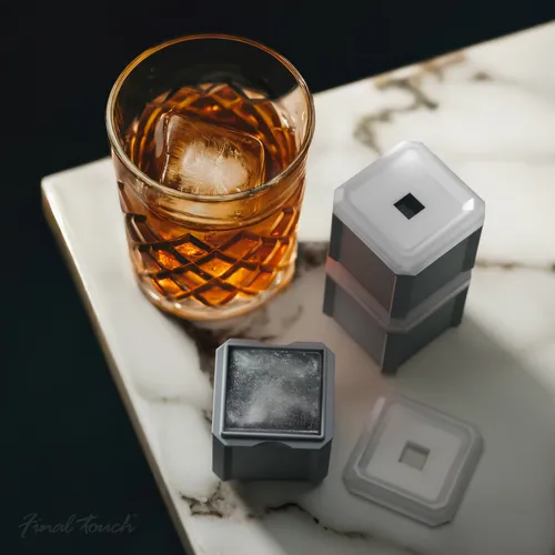 Final Touch King Cube Ice Molds, Set of 3