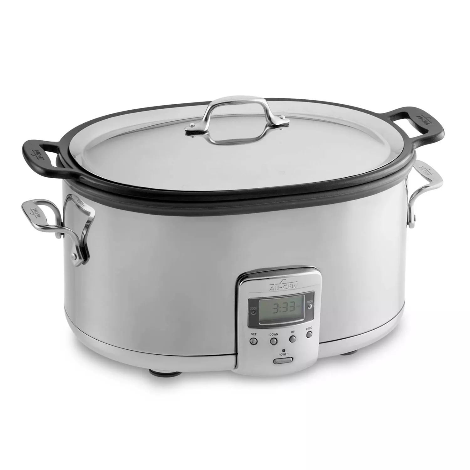 All Clad 6.5 qt Slow Cooker Crock Pot Series AC-65EB Cooking Crockpot  Stainless - Shopping.com