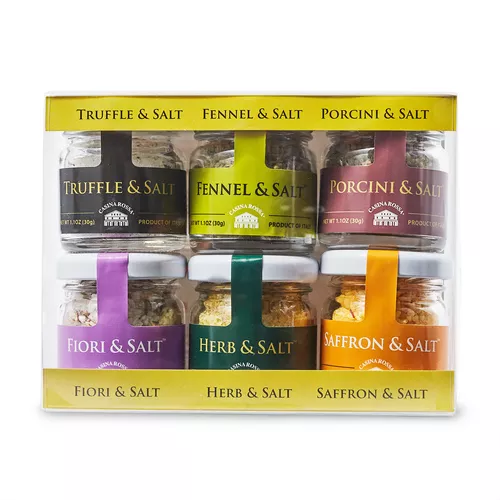 Casina Rossa Gourmet Sea Salt Sampler, Set of 6