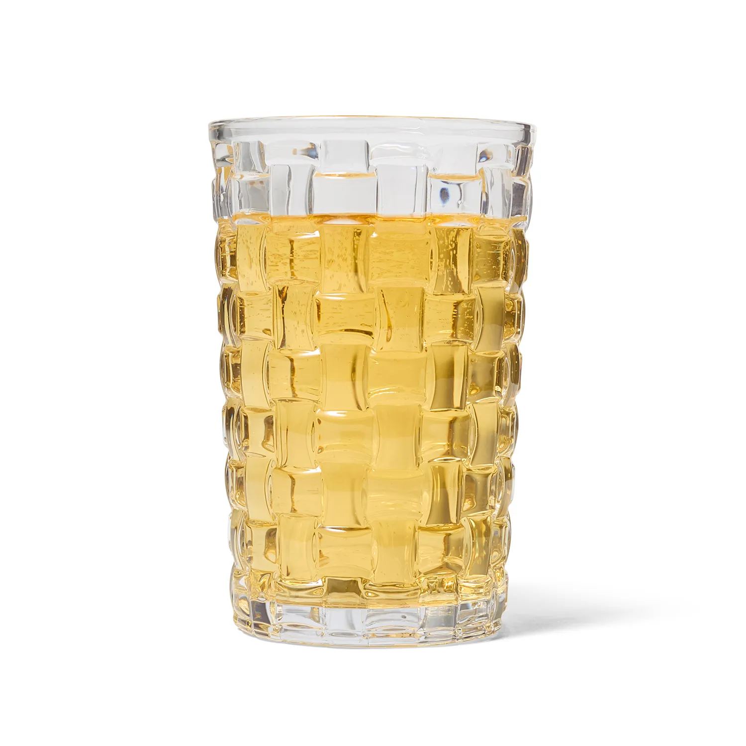 Sur La Table Basketweave Highball Glass