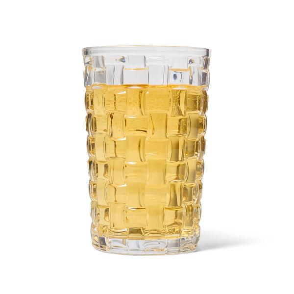 Sur La Table Basketweave Highball Glass