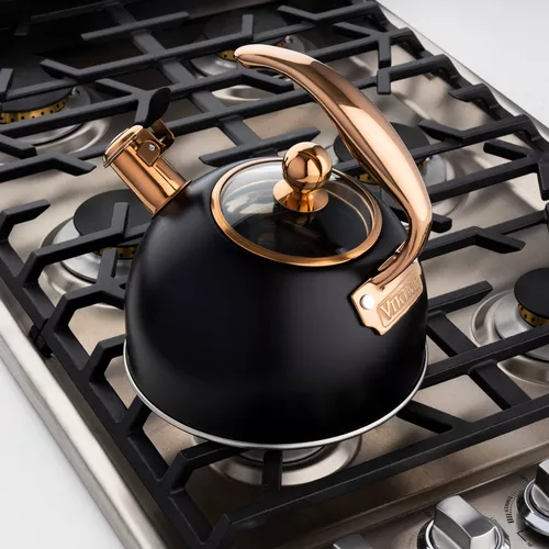 Viking Stainless Steel Whistling Tea Kettle