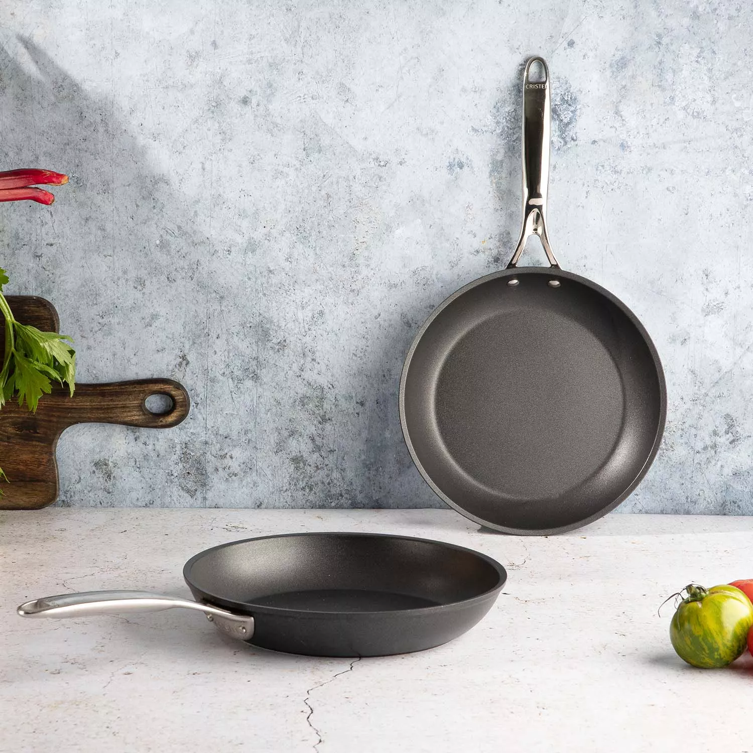 Cristel Castel&#8217;Pro ULTRALU Nonstick Skillets, 8&#34; and 9.5&#34; Set