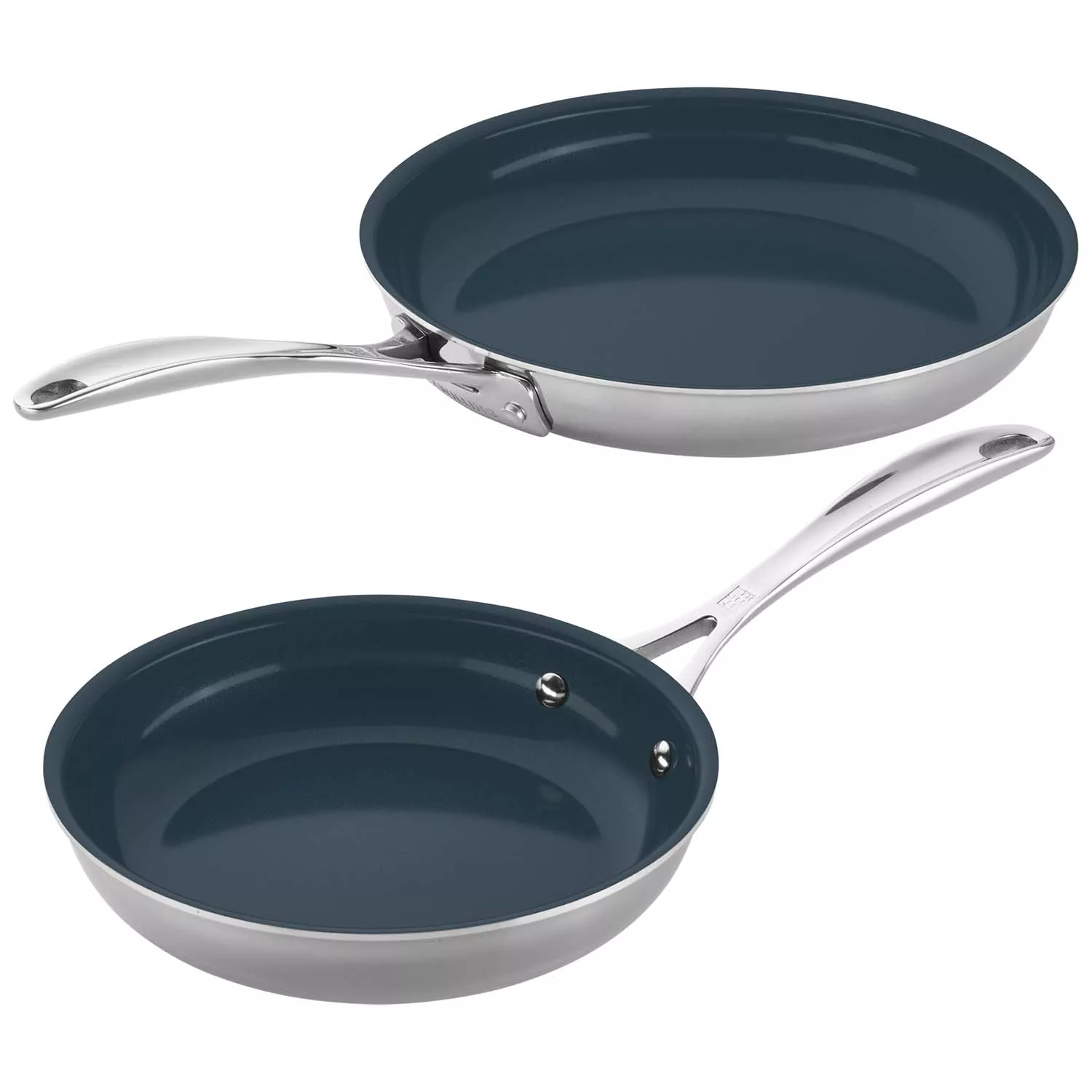 Zwilling Clad CFX Ceramic Nonstick Skillets, Set of 2