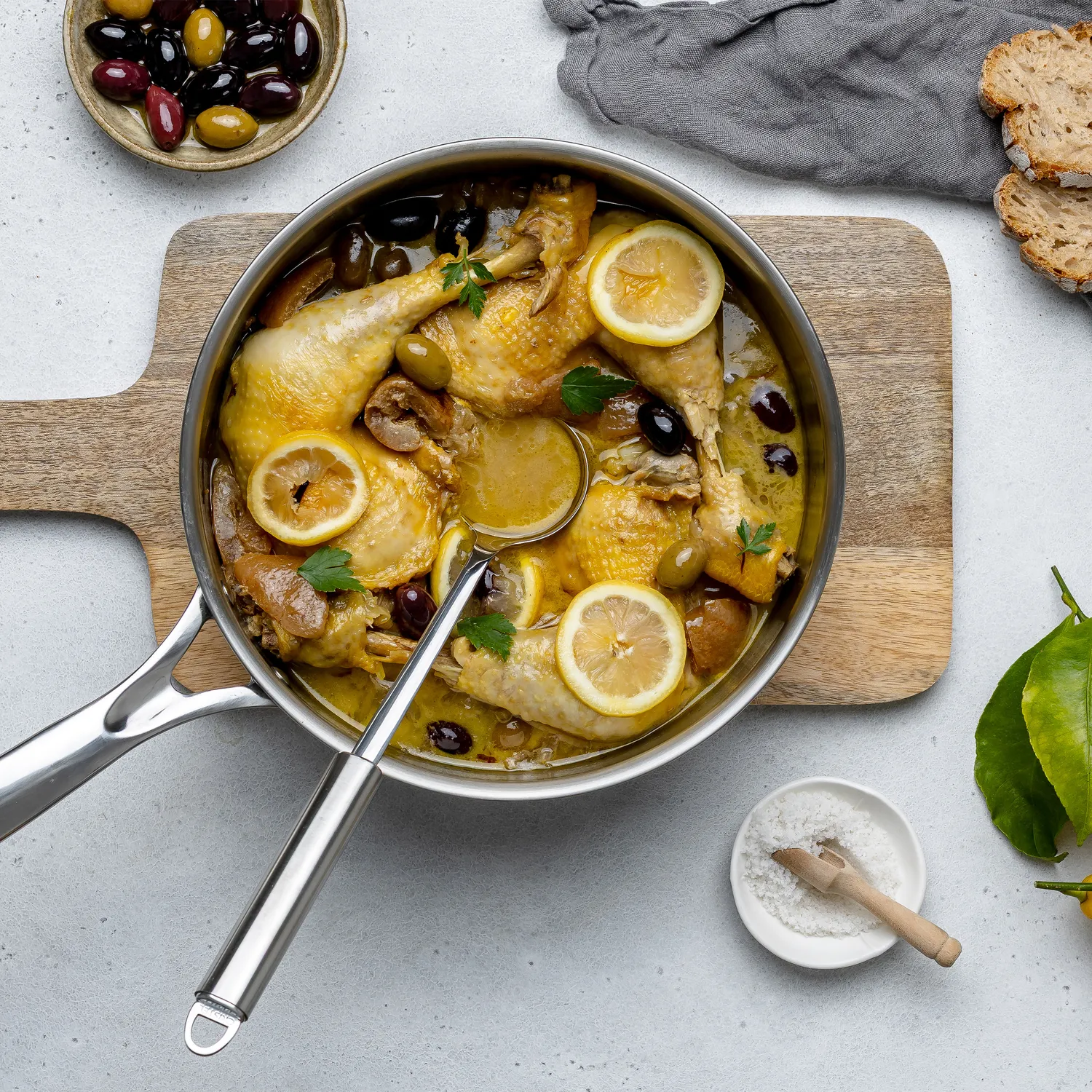 Cristel Castel'Pro Ultraply Professional Stainless Steel Saute Pan