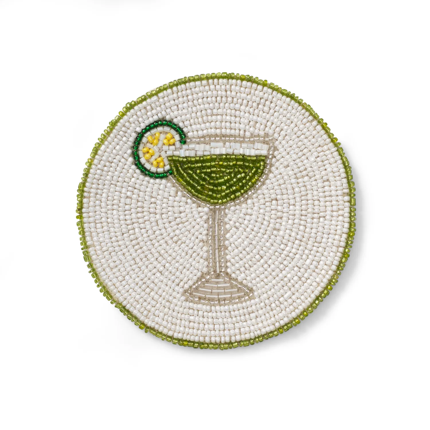 Sur La Table Beaded Cocktail Coasters, Set of 4