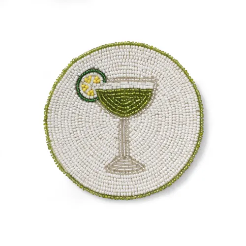 Sur La Table Beaded Cocktail Coasters, Set of 4
