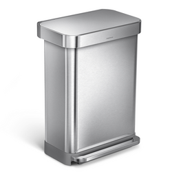 Simplehuman Step Can with Liner Pocket, 55 L Best trash can I