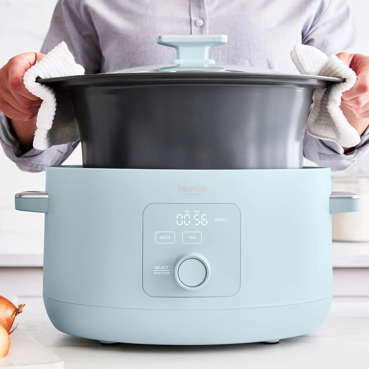 Martha Stewart by GreenPan Slow Cooker, 8qt.