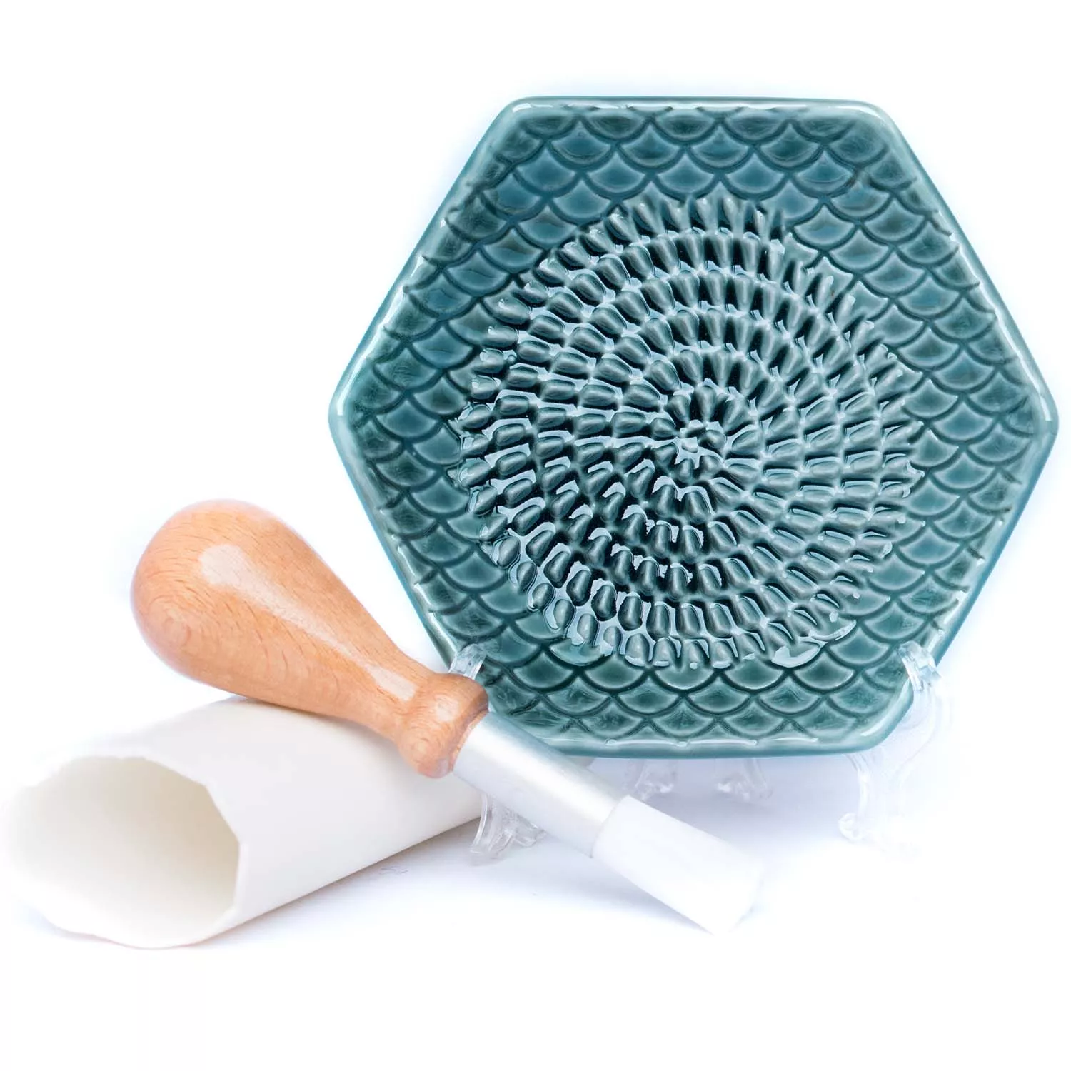 new colorful garlic grater plate