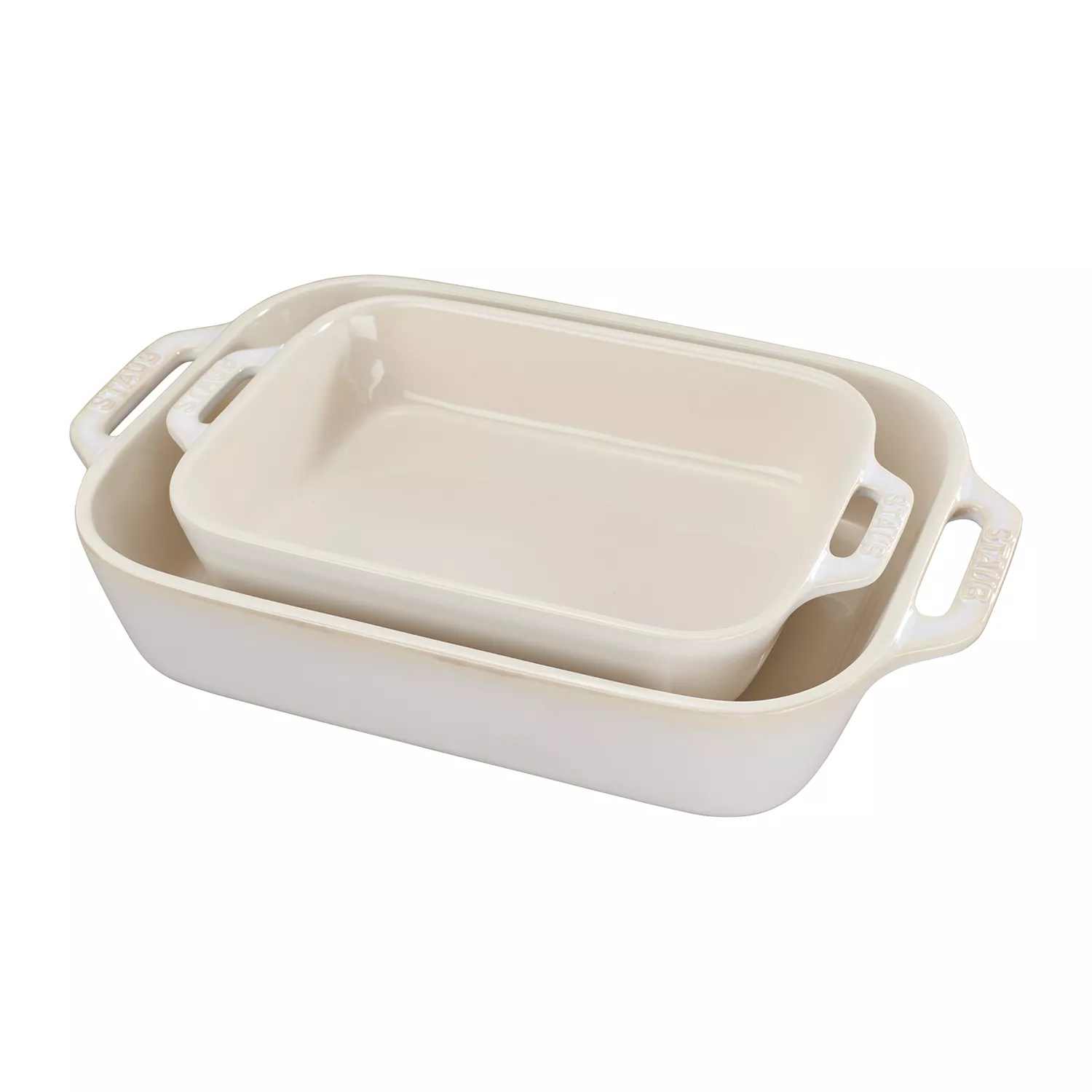 Staub Stoneware 2-Piece Rectangular Baker Set