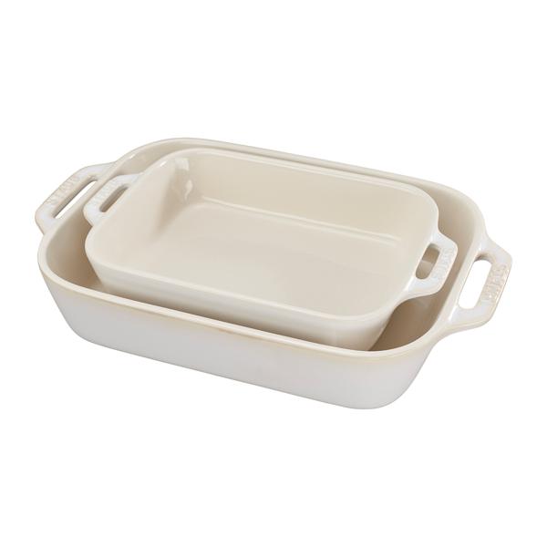 Staub Stoneware 2-Piece Rectangular Baker Set