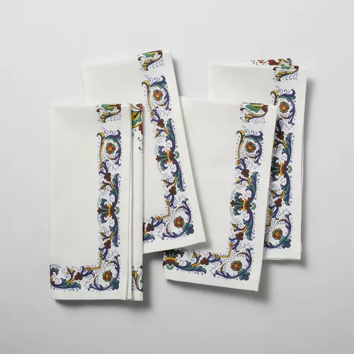 Sur La Table Deruta Napkins, Set of 4