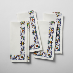 Sur La Table Deruta Napkins, Set of 4 Printed napkins to match dishes!!