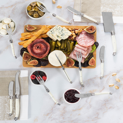 French Home 11-Piece Laguiole Style Cheese Serve Set