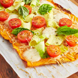 Summer Vegetable Tart with Sweet Potato Crust