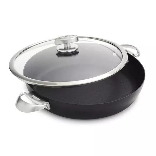 Scanpan Pro S+ Chef&#8217;s Pan with Lid, 4.25 Qt.