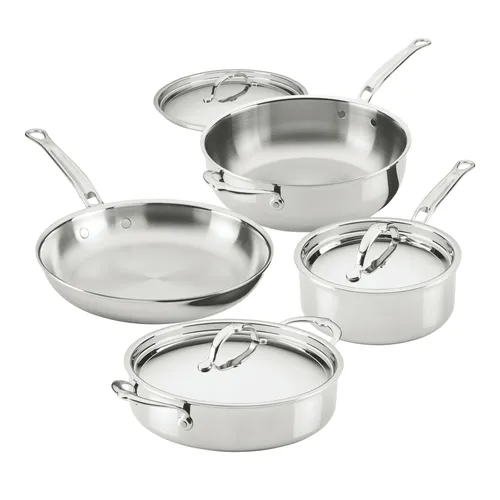 Hestan ProBond® Luxe Stainless Steel 7-Piece Cookware Set