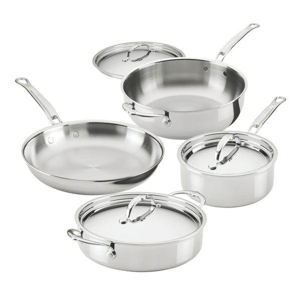 Hestan ProBond® Luxe Stainless Steel 7-Piece Cookware Set