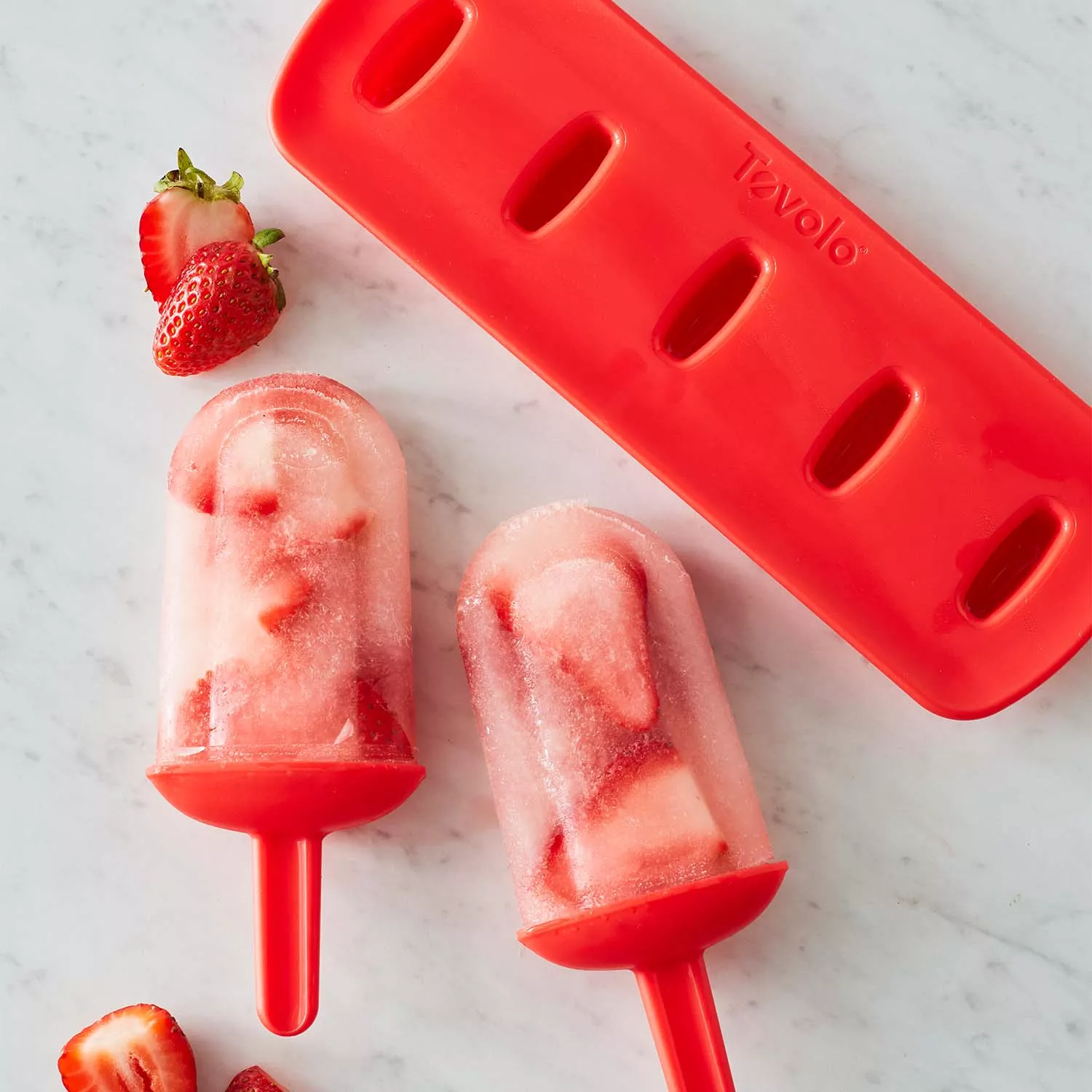 Tovolo Classic Pop Molds Popsicle Making Tray with Six