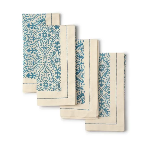 Sustainable Threads Motifs Napkins, Set of 4