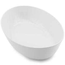 Porcelain Oval Serving Bowl, 16" Great serving bowl! Love the modern style and that it is dishwasher safe!