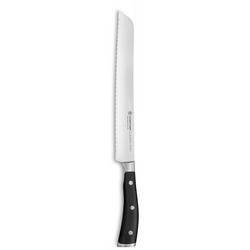 W&#252;sthof Classic Ikon Double-Serrated Bread Knife, 9&#34;