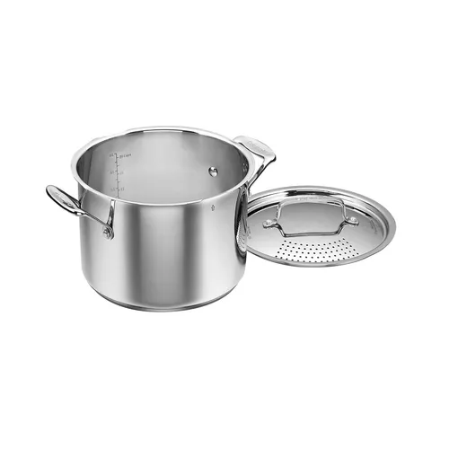 Cuisinart Chef&#8217;s Classic&#8482; Stainless Stockpot with Straining Cover, 6 Quart